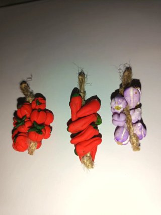 Miniaturas de comida para casas de muñecas