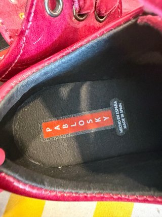 Zapato Pablosky Talla 32 Charol Rosa sin estrrenar