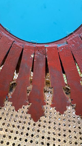 ESPEJO SOL MADERA DORADA