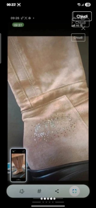 Stivali donna beige/marrone