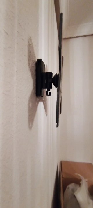 Soporte pared TV negro