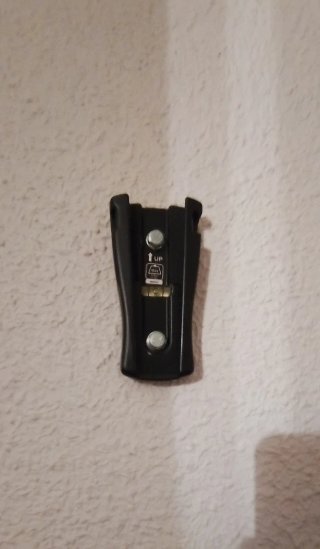 Soporte pared TV negro