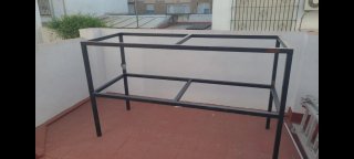 Struttura da tavolo in ferro