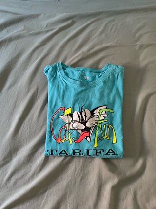 Camiseta cat  Fun Azul
