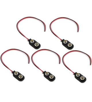 Conectores para Pila 9V (Pack 5)