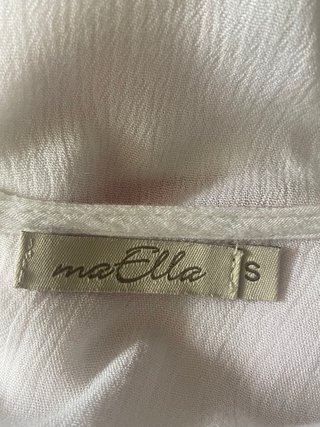 Blusa MaElla bordada blanca talla S