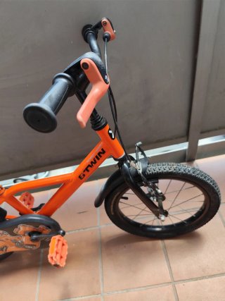 Bicicleta Btwin 500 Robot 16 Naranja