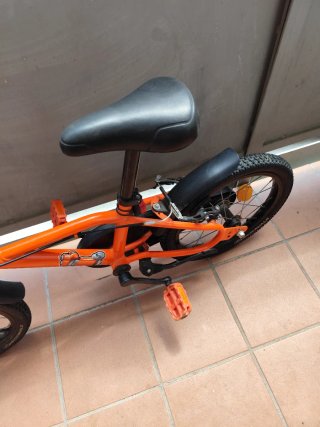 Bicicleta Btwin 500 Robot 16 Naranja