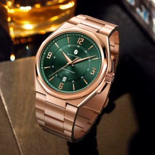 Reloj Sapphero Hombre Oro y Verde