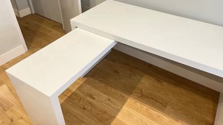 Escritorio Ikea MALM Madera Blanca