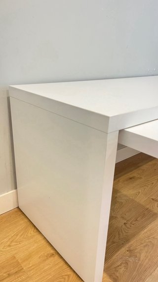 Escritorio Ikea MALM Madera Blanca