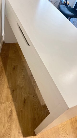 Escritorio Ikea MALM Madera Blanca