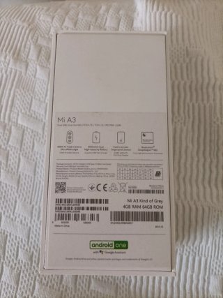 Xiaomi Mi A3 Negro 4GB RAM 64GB.NUEVO SIN ESTRENAR
