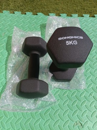 Mancuernas neopreno 5kg nuevas.