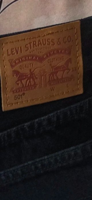 Pantalón corto Levi's 501 Talla 27 azul marino
