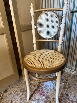 Sillas Vintage Madera y Ratán