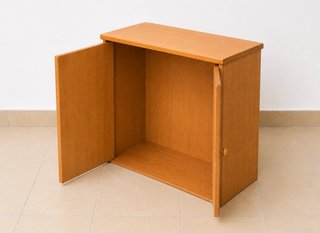 Mueble Rústico Ratán y Madera