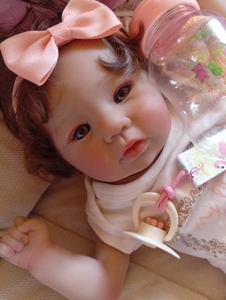 Bebé Reborn Vinilo/Tela Ponderada