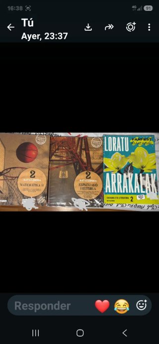 Libros bachiller se venden por separado
