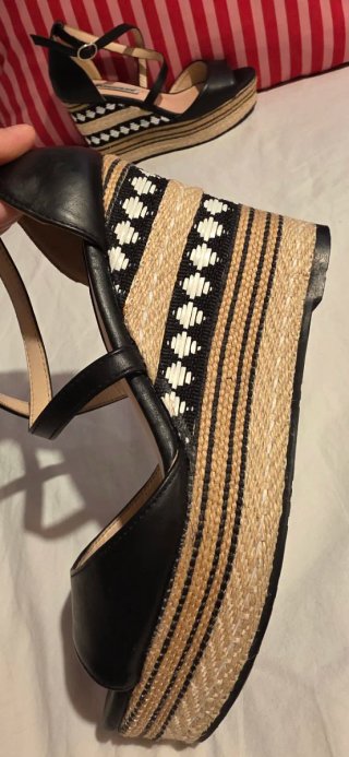 Cuñas Étnicas Piel Talla 36/37