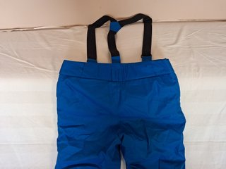 Pantaloncini da sci Decathlon blu con bretelle