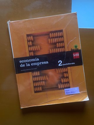 Economía de la empresa, 2 Bachillerato Savia