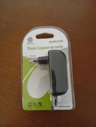 Cargador Coche Ebook Mini Max 5V/9V/12V
