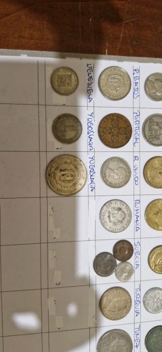 Lote I monedas de 28 paises diferentes
