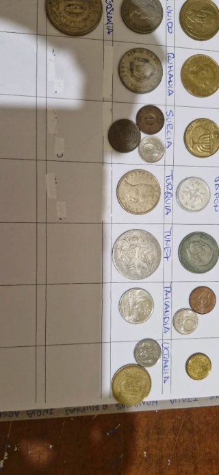 Lote I monedas de 28 paises diferentes