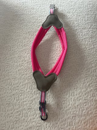 Arnés para perro rosa Talla S