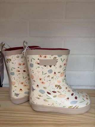 Botas de agua niña flores tallas 22/23 y 24/25