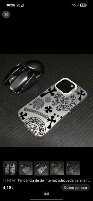 Funda Chrome Hearts iPhone