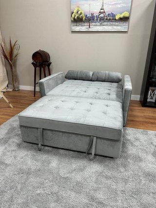 Sofá Cama Gris 133cm