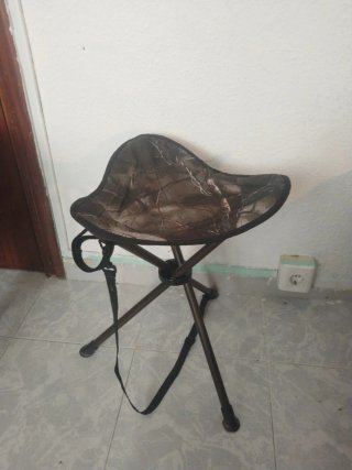 Silla plegable Trípode Caza Taburete Solognac