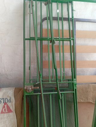 2 Puertas Hierro Macizo 2,07m x 54cm