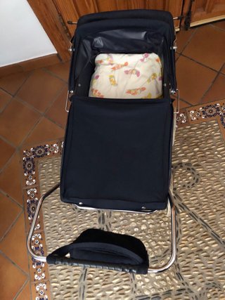 Carrito de Muñecas Vintage Azul