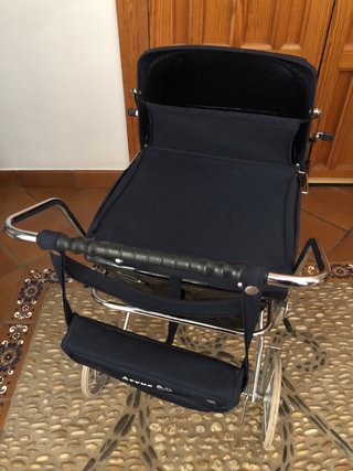 Carrito de Muñecas Vintage Azul