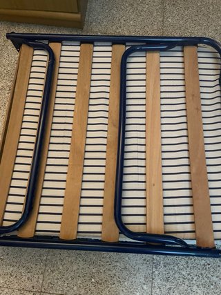 Cama Plegable Ikea 80cm Somier + Colchón
