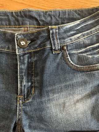Shorts di jeans blu