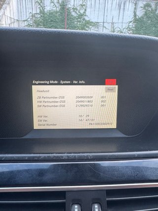 Pantalla Mercedes W204 NTG 4.5 Audio 20