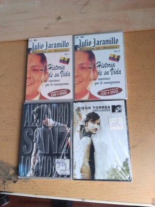 DVD,JULIO JARAMILLO,AVENTURA,WILLIE COLON,GILBERTO
