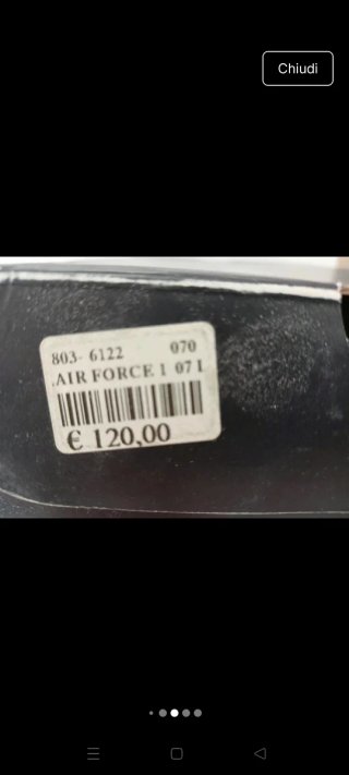Nike Air Force 1 Scarpe Uomo Tg 40