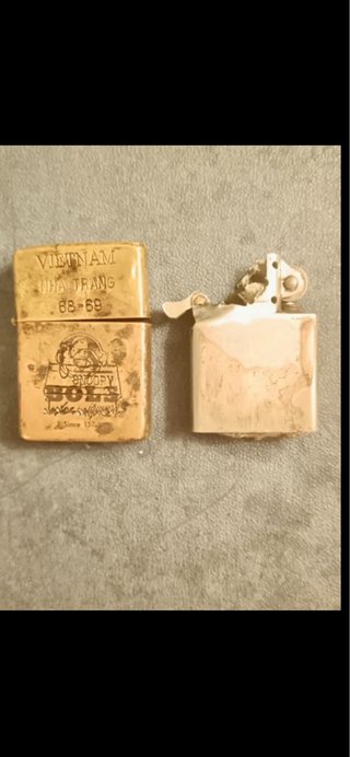 Zippo Guerra Vietnam 2 insertos originales