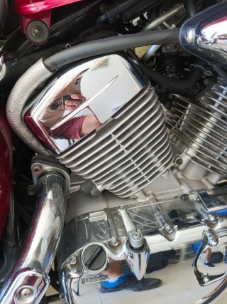 Suzuki Intruder LC 250 - Moto Cruiser Roja