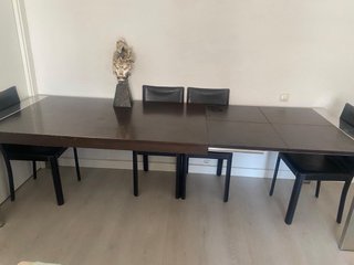Mesa de comedor y seis sillas