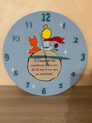 Orologio Piccolo Principe con citazione