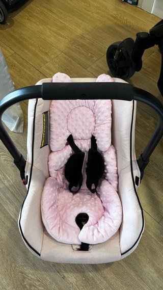 Cochecito Kikkaboo 3 en 1 Rosa Transformador