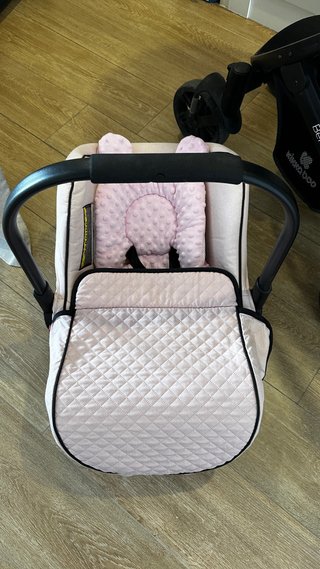 Cochecito Kikkaboo 3 en 1 Rosa Transformador