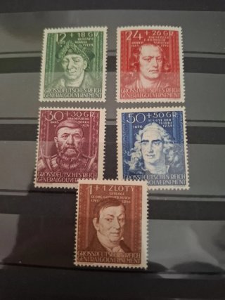 Sellos Grossdeutsches Reich ocupación Polonia