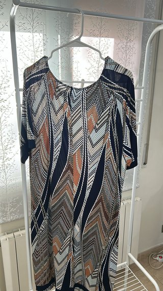 Vestido estampado multicolor